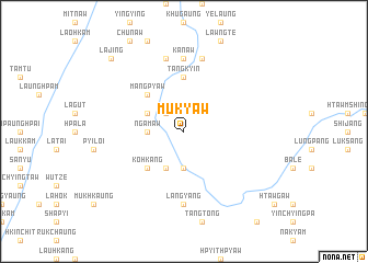 map of Mukyaw