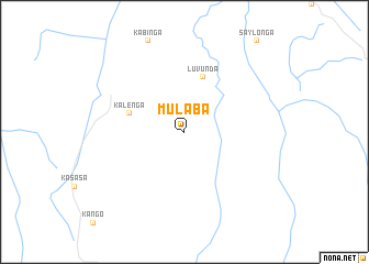 map of Mulaba