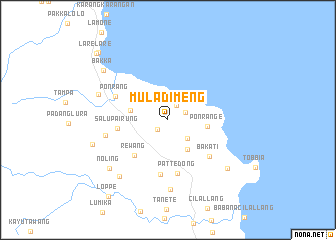 map of Muladimeng