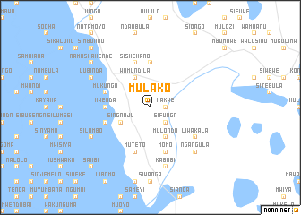 map of Mulako