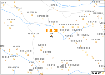 map of Mūlāk