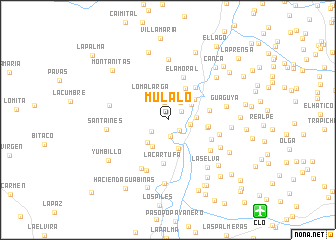 map of Mulaló