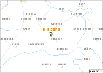 map of Mulamba