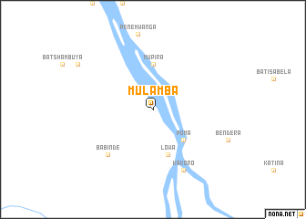 map of Mulamba