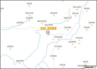 map of Mulamba