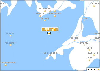map of Mulamba