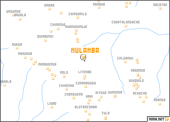 map of Mulamba