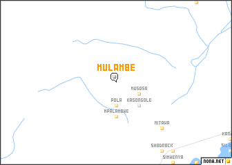 map of Mulambe