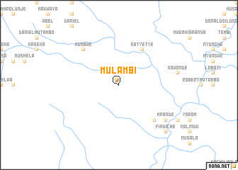map of Mulambi