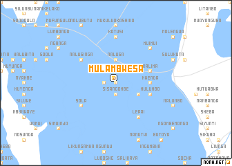 map of Mulambwesa