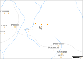 map of Mulanda