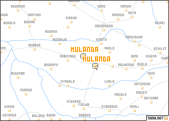 map of Mulanda