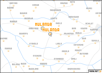 map of Mulanda