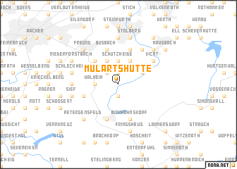 map of Mulartshütte