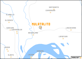 map of Mulatalito