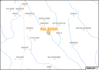 map of Mulaushi