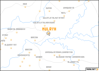 map of Mulayḩ