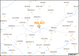 map of Mulazi