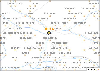 map of Muľa