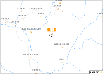 map of Mula