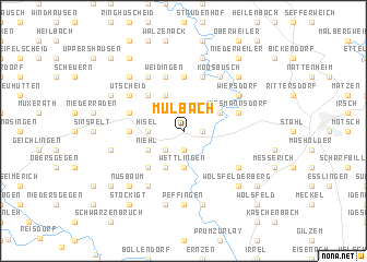 map of Mülbach