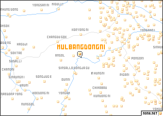 map of Mulbangdŏng-ni