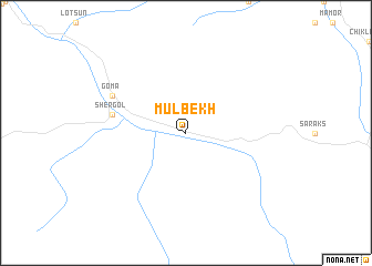 map of Mulbekh