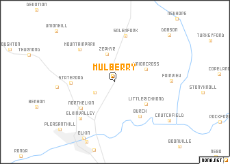map of Mulberry