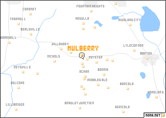 map of Mulberry