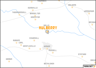 map of Mulberry