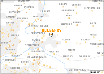 map of Mulberry