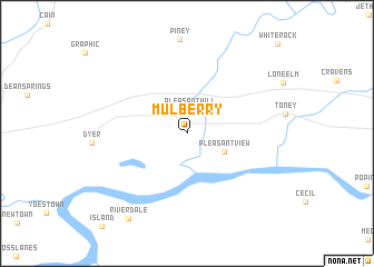 map of Mulberry