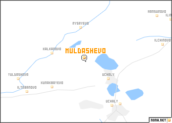 map of Muldashevo