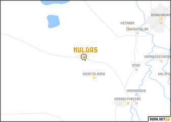 map of Mulʼdas