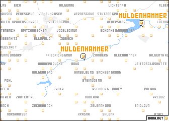 map of Muldenhammer