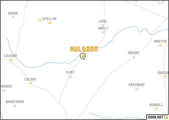 map of Muldoon