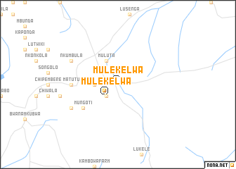 map of Mulekelwa