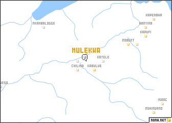 map of Mulekwa