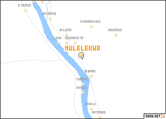 map of Mulelekwa