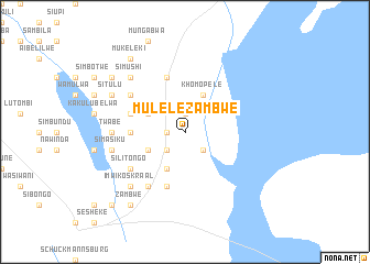 map of Mulele Zambwe