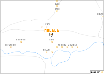 map of Mulele