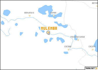map of Mulemba