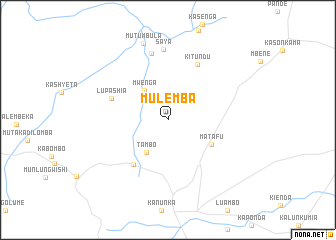 map of Mulemba
