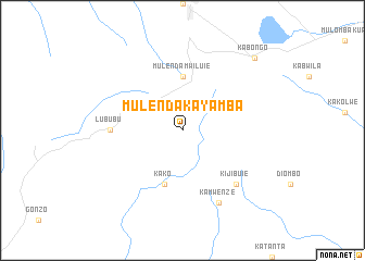 map of Mulenda-Kayamba