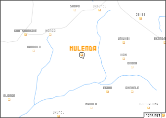 map of Mulenda