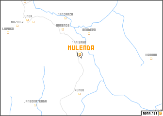 map of Mulenda