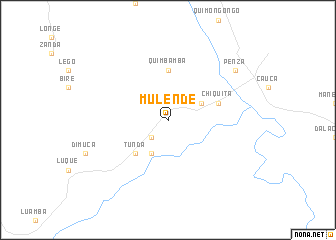 map of Mulende