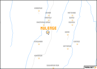 map of Mulenge