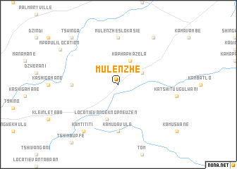 map of Mulenzhe