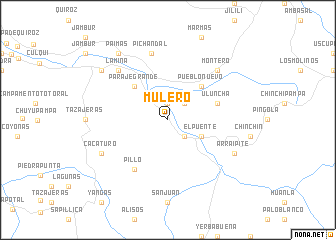 map of Mulero
